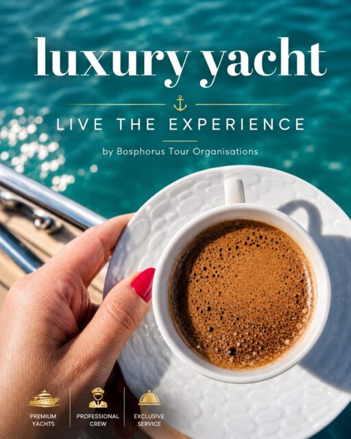 Step aboard a luxury yacht and experience the Bosphorus like never before. From stunning skyline views to the rich tradition of freshly brewed Turkish coffee, this is more than a cruise — it’s a cultural journey. Enjoy delicious treats, iconic landmarks, and unforgettable moments guided by local experts.
Book your spot and make your Istanbul trip truly special.
#BosphorusCruise #IstanbulExperience #TurkishCoffee #LuxuryYacht #IstanbulTours